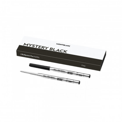 Стержень для шариковой ручки Montblanc F 2шт (Mystery Black)